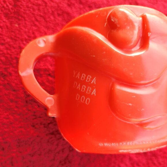 Vintage Pair Flintstones Pebbles And Bam Bam 1972 Plastic Vitamin Cups - Picture 4 of 14